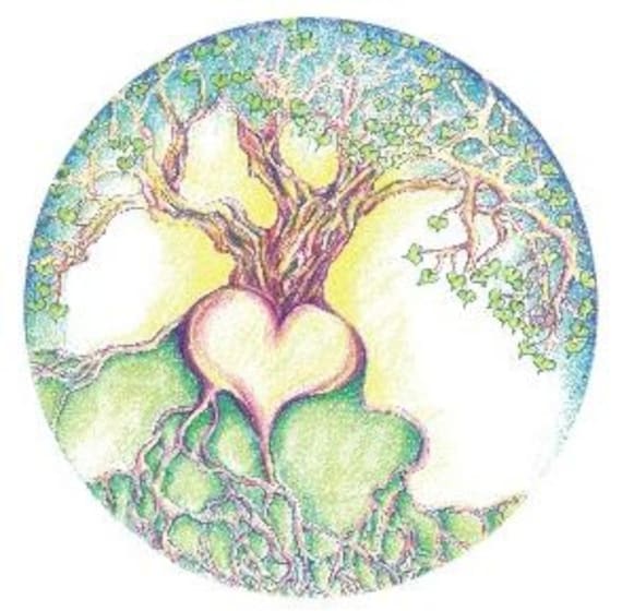 Articles similaires à ARBRE de vie Mandala imprimer, oeuvre d'art de