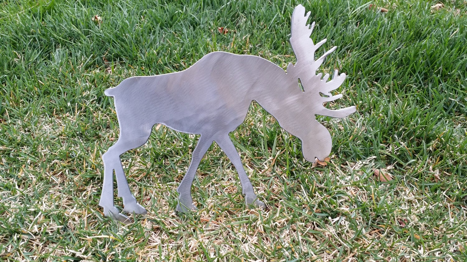 Moose Metal Yard Art