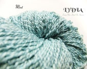 Twist: Alpaca/Merino Hand Dyed Yarn by LYDIA in Mint