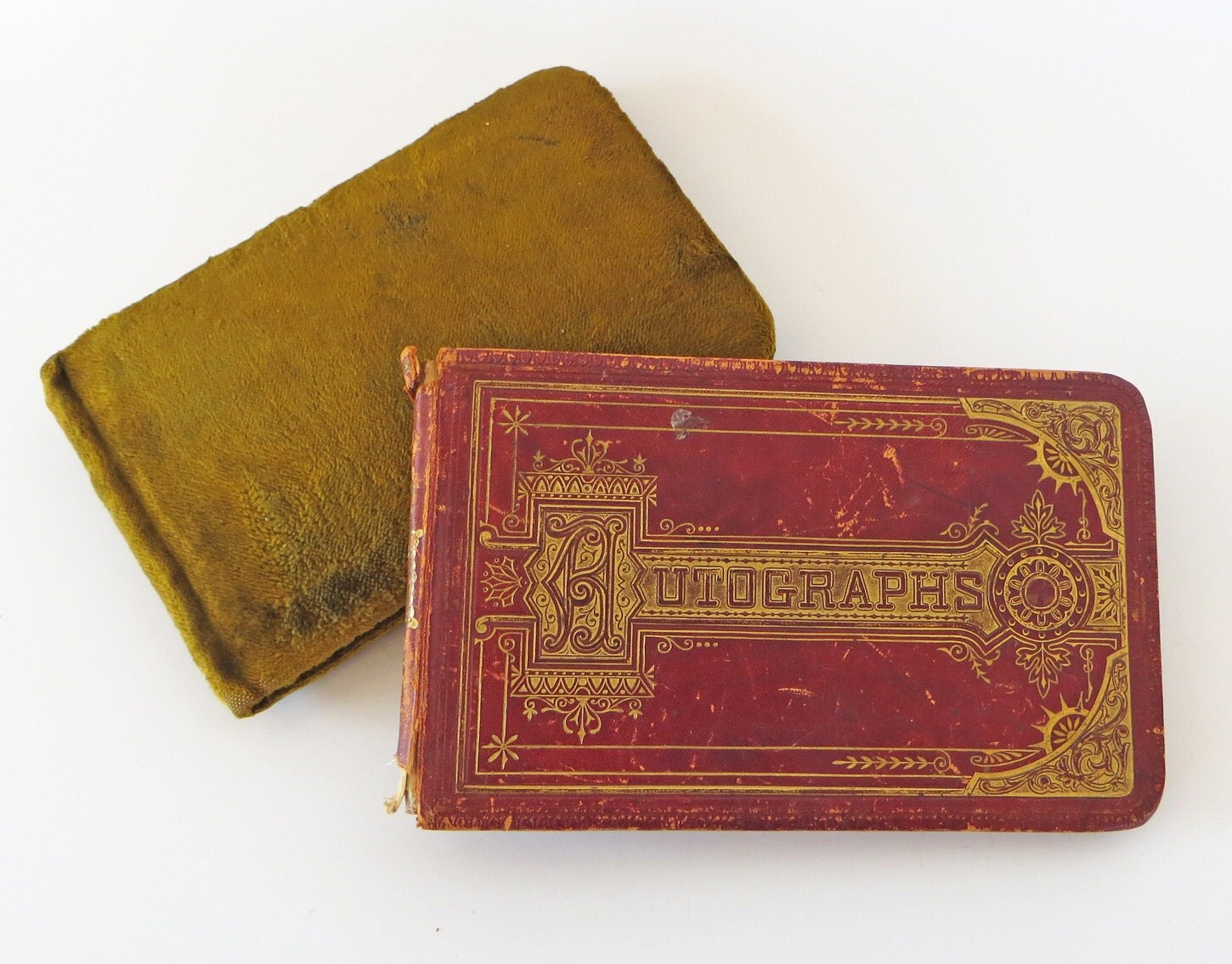 Antique Autograph Books late 1800's Vintage