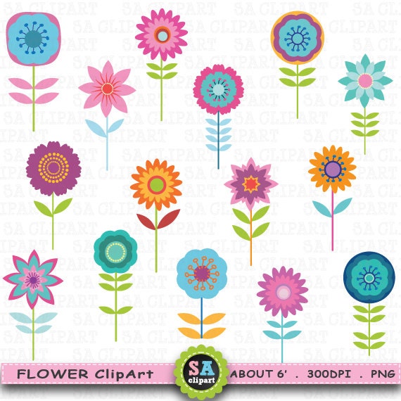 clipart of winter flowers - photo #17