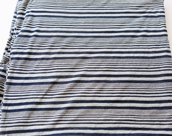 Stripe knit fabric | Etsy