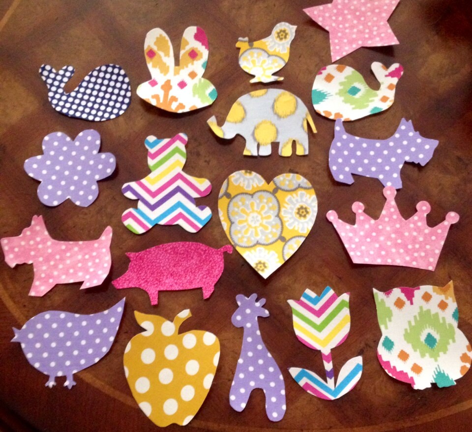 20 Iron On ONESIES® appliques decals for baby shower activity