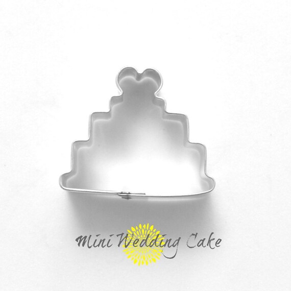 Mini Wedding Cake Cookie Cutter / Mini Cookie by TheButtercupHouse