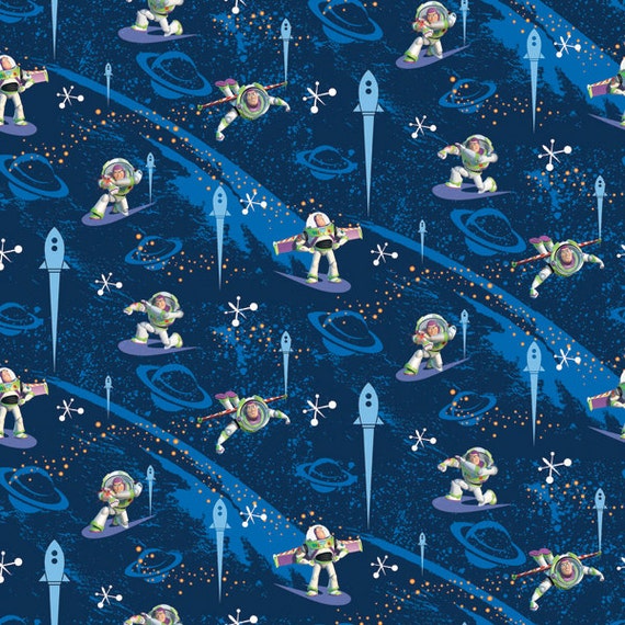 buzz lightyear fleece fabric