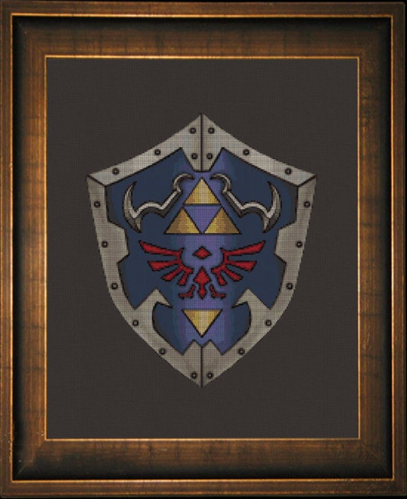 Legend of Zelda Shield of Hyrule Cross by StunningCrossStitch