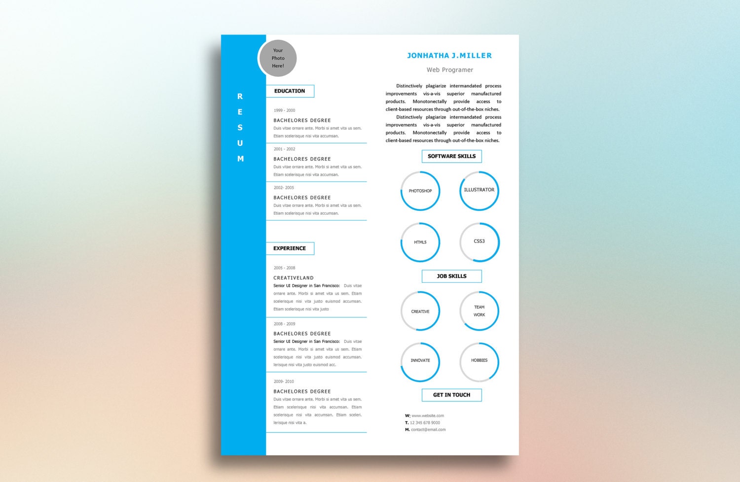 10 Sleek Resume Designs to Set You Apart - 47