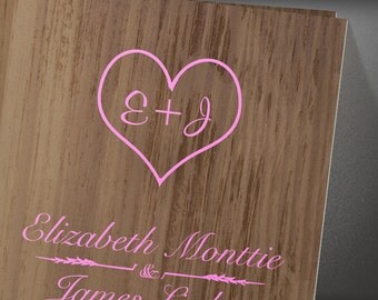 Brown Country Wedding invites