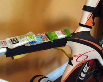 Half Length Stick-it Bike Sleeve for storing nutrition during endurance rides and races, Bike Accessory Storage, Triathlon Nutrition Storage