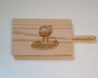 Wine & Cheese Cutting Board