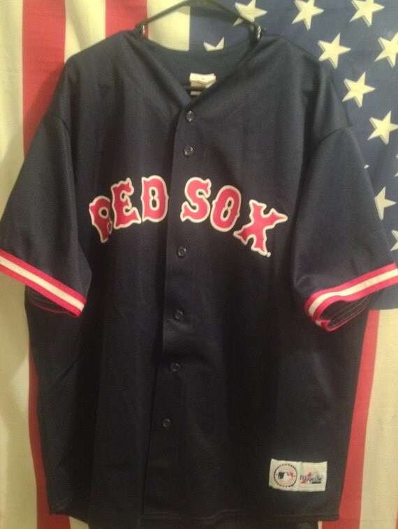 Vintage Pedro Martinez Red Sox Jersey Majestic 45