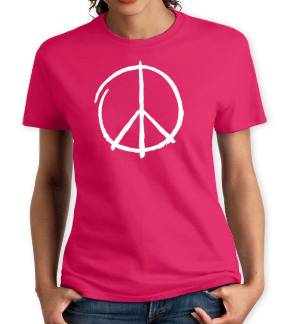 peace t shirts for women