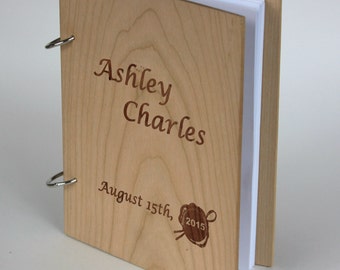 Custom Unique Bridal shower, Wedding, or Anniversary guest book; Personalized gift, Gift for couple, Memorable gift, Rustic wedding decor