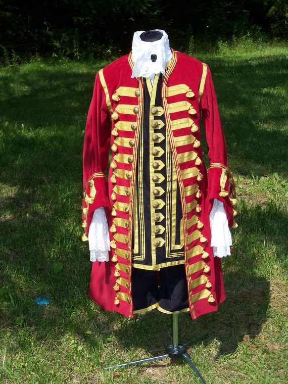 Captain Hook Peter Pan Jacket Pirate Coat Custom Costume