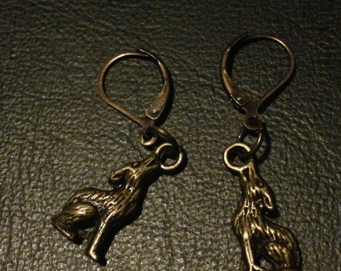 Wolf Earrings