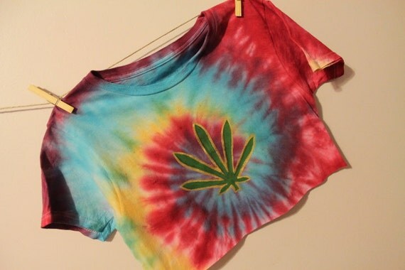 how to make a pot leaf tie dye shirt