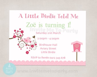 Little Birdie Invitation