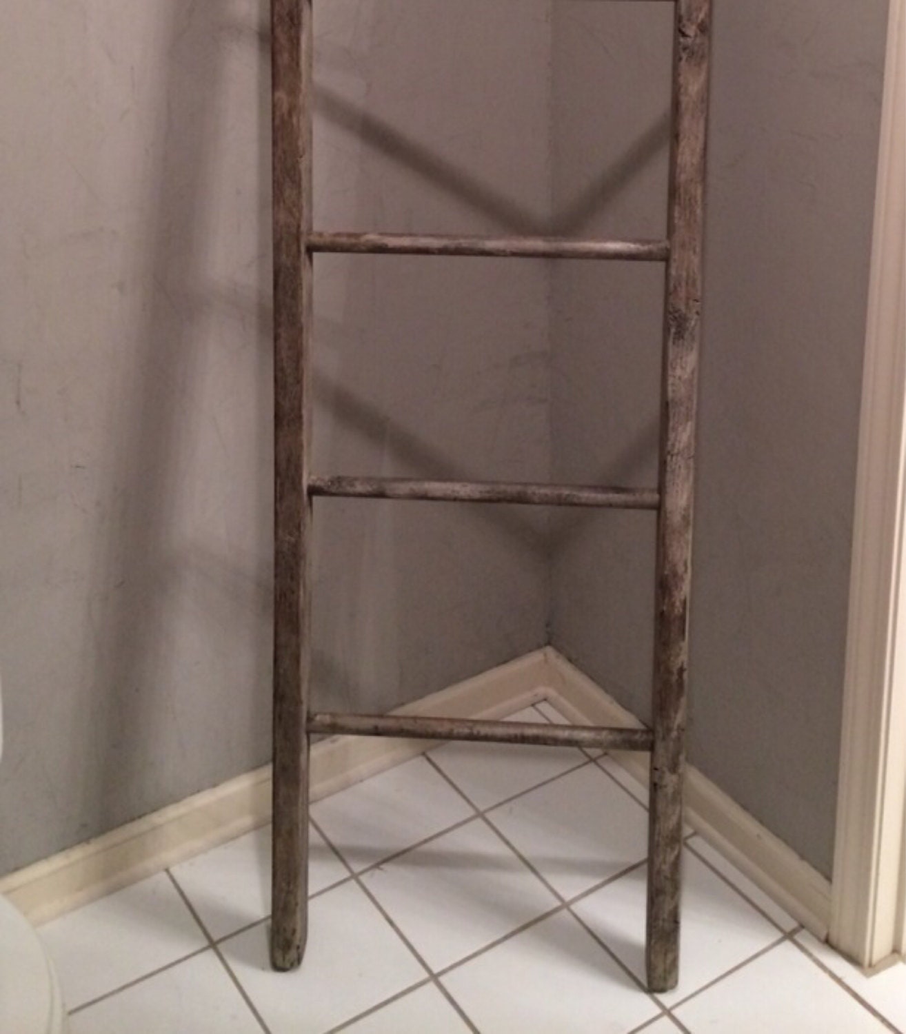 Rustic Handmade Wooden Ladder Free Shipping