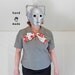 SALE - Dashing Top -- plus size blouse, size 22, Peter Pan collar, attached bow, polka dot, vintage cotton fabrics -- 50B-46W-52H