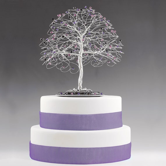 CUSTOM Tree Cake Topper Centerpiece Wedding Cake Topper
