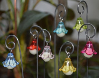 Fairy Lights, 9, Glow In The Dark, Flower Lanterns, Plant Decor, Plant Stake
