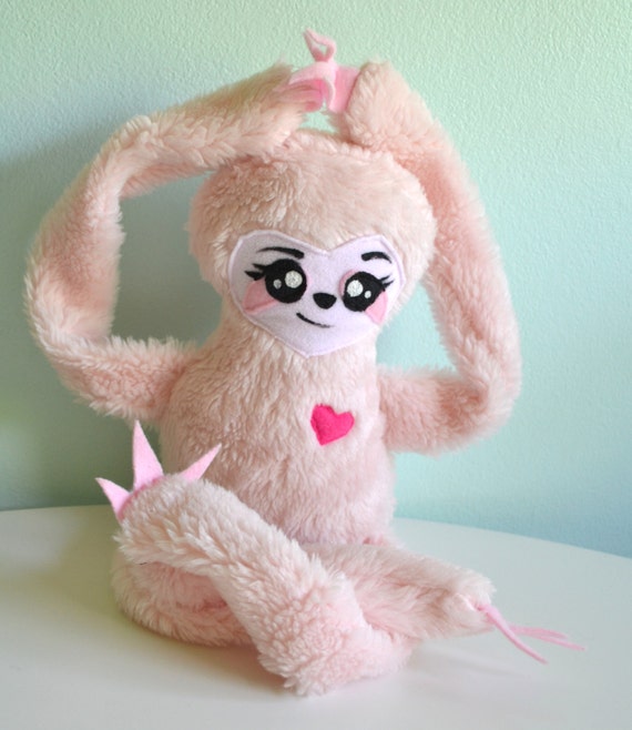 build a bear sloth pink