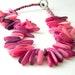 Pink Shell Stick Necklace