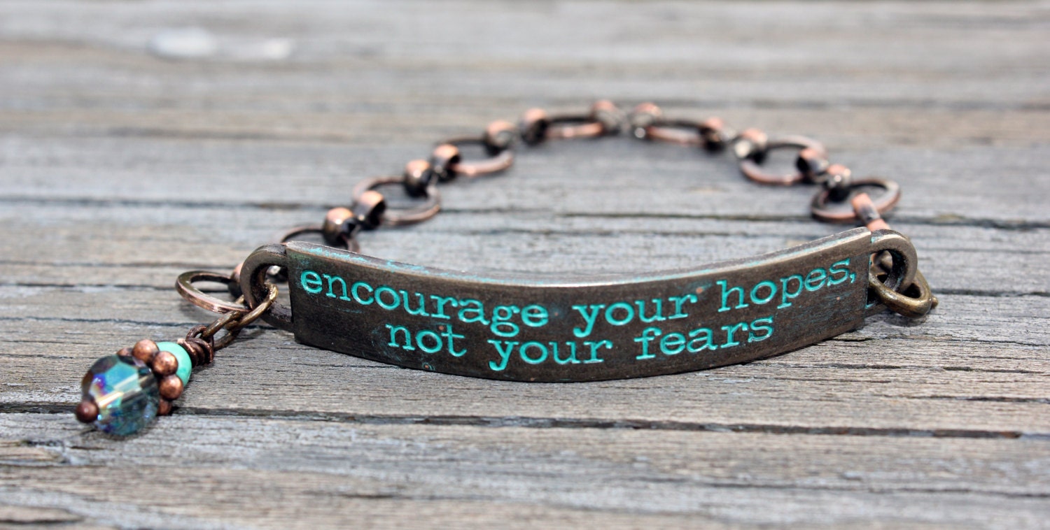 Inspirational Quote Jewelry Jewelry with words by Eleven11designs