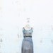 Small Tie Dye Maxi Dress/Long Black Sundress/Great Gatsby/Gothic Dress/Recycled Fashion/Long Black Wiccan Dress/Goddess Dress/Black Sun