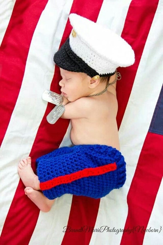 Marine baby clothes USMC baby hat and pants you pick the size colors Hobbyist License 11324