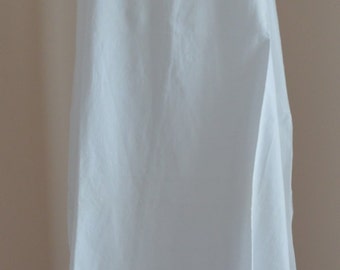 Vintage 1940s White Cotton Nightgown, Cotton Nightgown, White ...