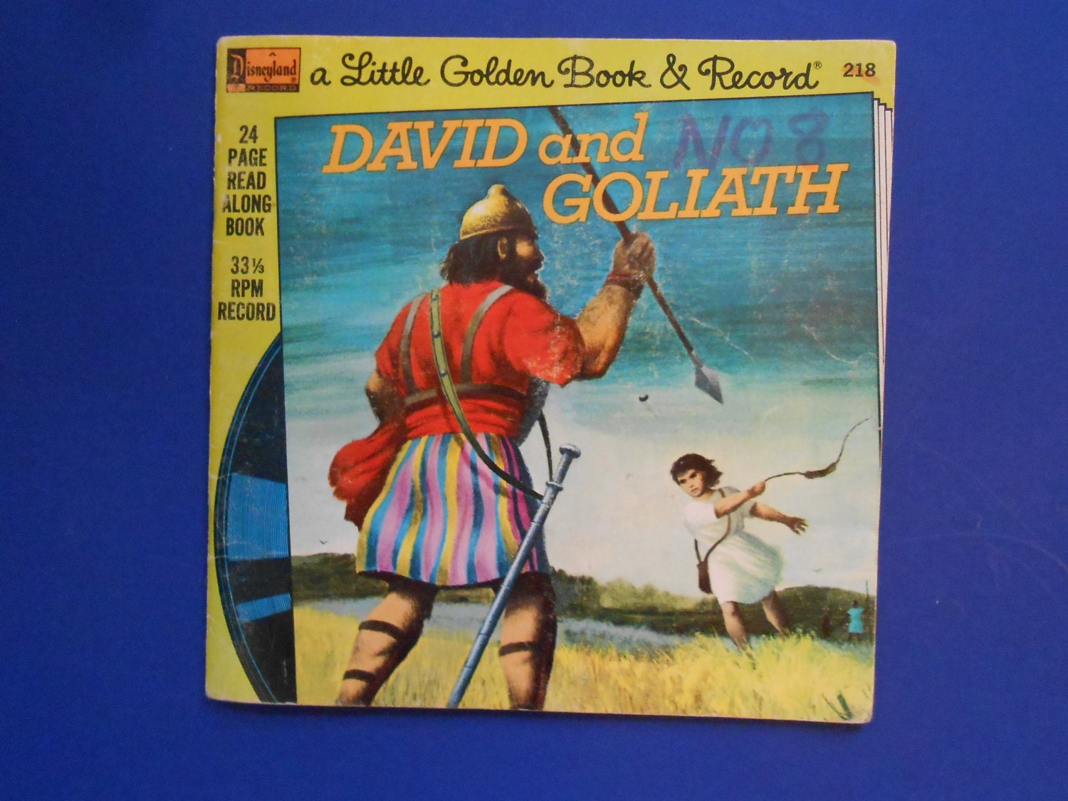 David And Goliath A Vintage Little Golden Book And Record