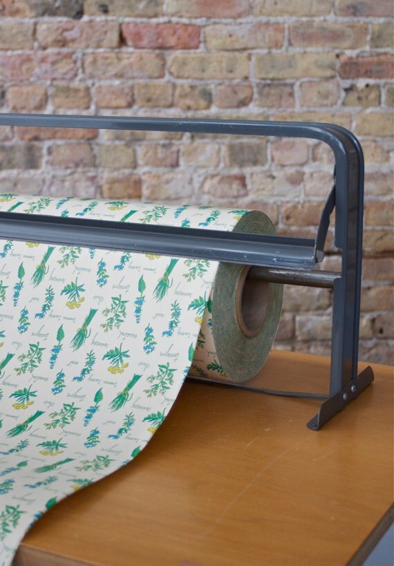 Items similar to Vintage Herb Botanical Wrapping Paper - 250+ FT ... Items similar to Vintage Herb Botanical Wrapping Paper - 250+ FT ...