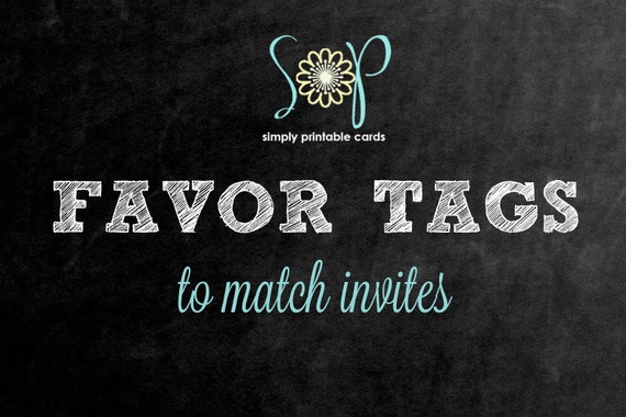 Favor Tags to Match any Card in My Shop Il_570xn