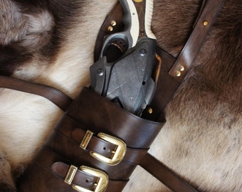 Leather Nerf Roughcut / Magna Buckled Holster