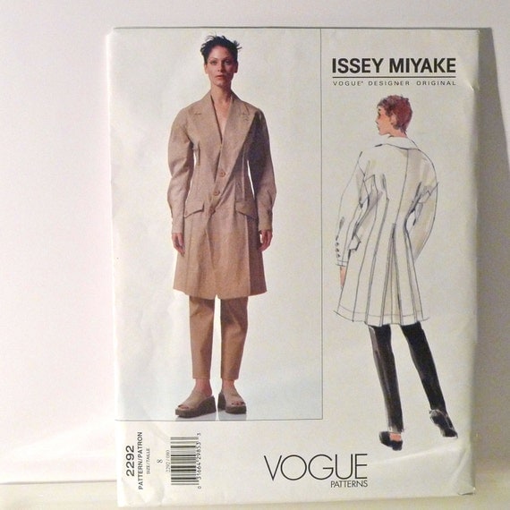 Issey Miyake Sewing Pattern FF uncut coat jacket by plattermatter2