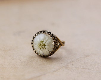 Flower ring | Real flower jewelry | Resin ring | Resin statement ring | Resin jewelry | Botanical ring | Flower Resin ring | Nature inspired