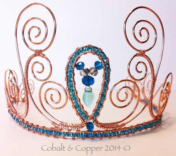 Items similar to Teal Tiara on Etsy
