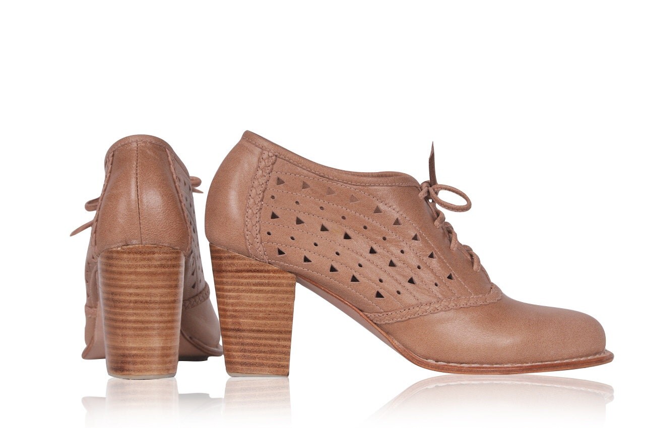 oxfords womens brown
