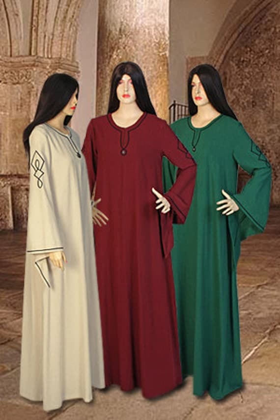 Chemise Robe for Wicca Medieval Ritual Fantasy Handmade