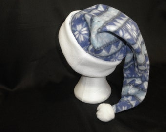Fleece hat for children and adults. Child's winter hat. Adult winter hat. Ski hat. Tobaggan hat. Fleece stocking hat.