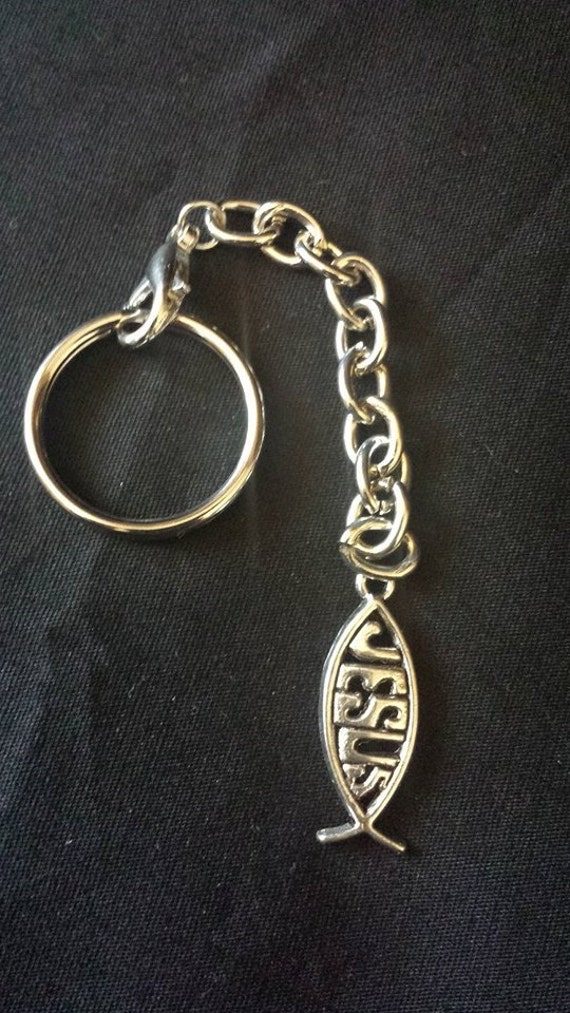 Jesus Keychain by JewelryandStuffbyLis on Etsy