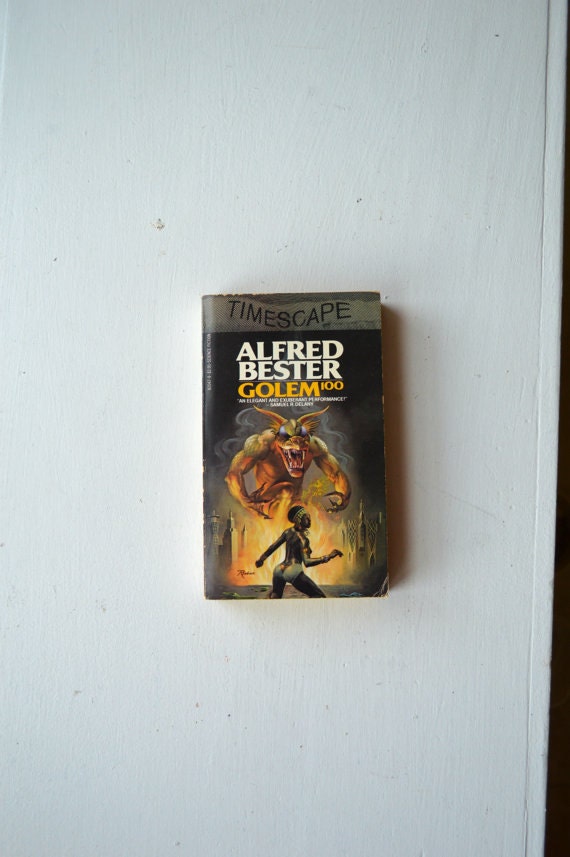 First Edition 1980 Golem 100 Alfred Bester Jack Gaughan Hardcover w/Dustjacket First Edition 1980 Golem 100 Alfred Bester Jack Gaughan Hardcover w/Dustjacket