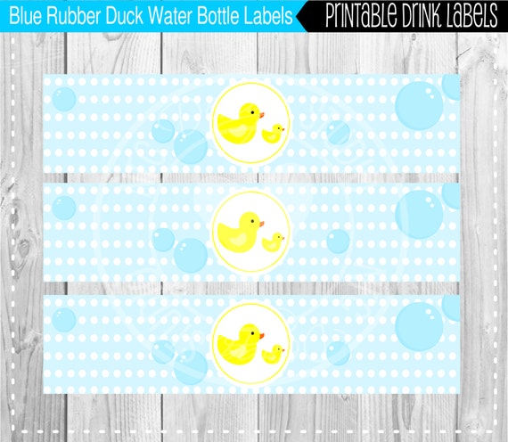 Rubber Duck Printable Blue Rubber Duck Water by NRCDesignStudio