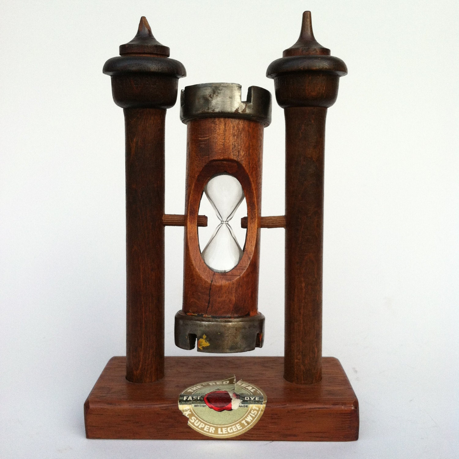 Unusual Hourglass stamped Made in England by LazyMermaidVintage