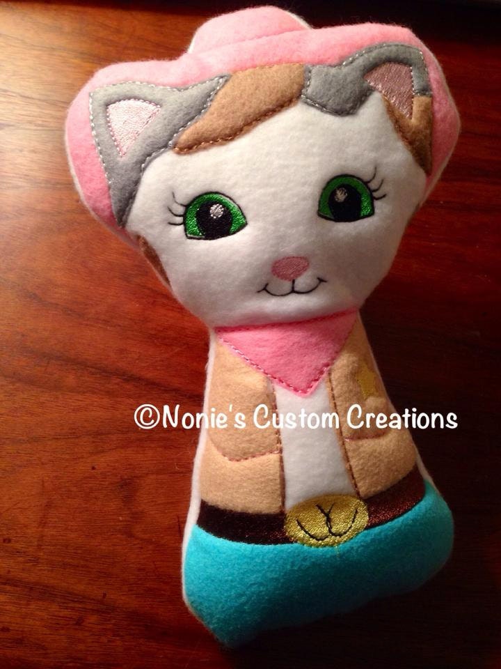 Sheriff Callie Cat Wild West Inspired by NoniesCustomCreation