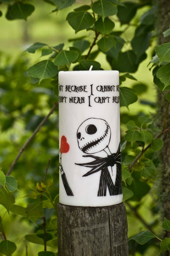 Candle Jack Skellington Nightmare Before Christmas
