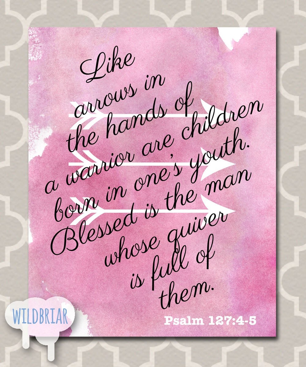 Printable Wall Art Watercolor Scripture Quote Bible Verse