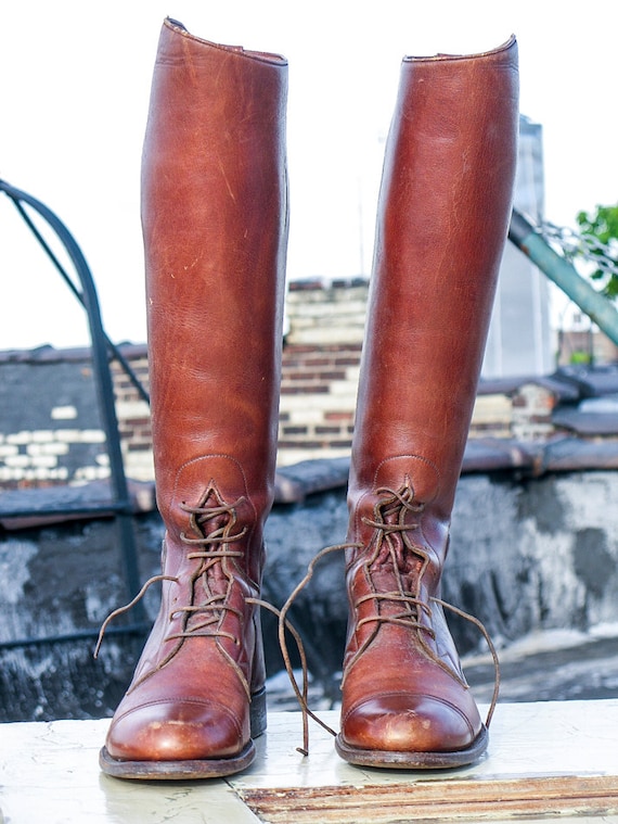 Women's riding BOOTS Dehner Blucher Field custom 1969