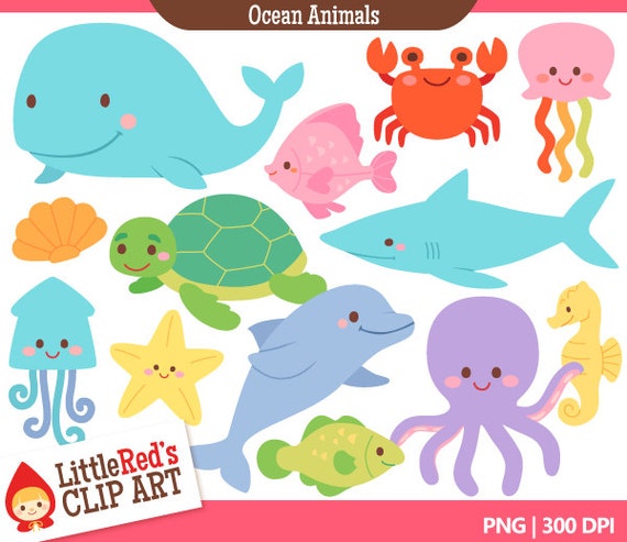 ocean animals clip art - photo #28
